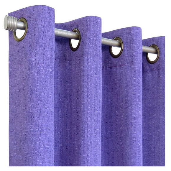 Set de cortinas 8 piezas (2 paños + 2 velos + 4 amarres) Púrpura