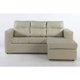 thumbnail image 2 of Sofá Modular Rodas 3 Cuerpos Pu Beige, 2 of 7