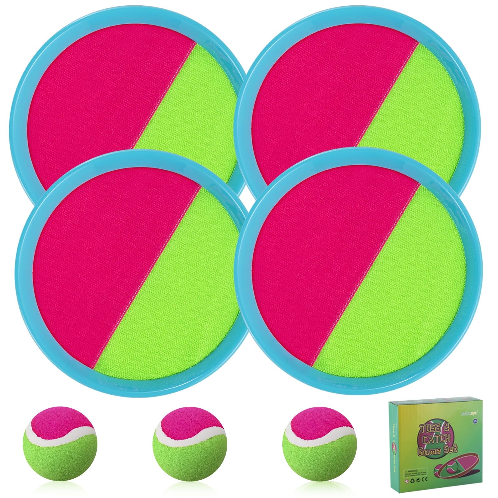 Juego De Pelota Toss And Catch Bufeeaye Outdoor Games Para Niños De 4 A 8 Años