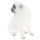 thumbnail image 5 of figura animal modelo plástico figurita ni?os juguete regalo decoración del hogar pug blanco, 5 of 5