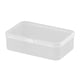thumbnail image 1 of Caja de almacenamiento transparente rectangular con tapa, caja de polipropileno, caja de embalaje de plástico transparente de 150 mm de largo., 1 of 5