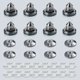 thumbnail image 1 of Protectores de suelo Speaker Spikes Pailvens, 8 unidades, negros, 1 of 7