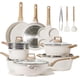 thumbnail image 1 of Juego de Utensilios de Cocina Carote White Granite Induction 21 Piezas, 1 of 3