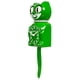 thumbnail image 3 of Reloj de pared Kit-Cat Klock Classic Green Lady a pilas, 3 of 4