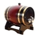 thumbnail image 3 of Barril De Envejecimiento De Madera Con Espiga, Barril De Madera Para Vino De Regalo, Para Mesa De Vino, 3L, Rojo Vino, 3 of 5