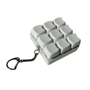 Magideal - Juguete Antiestrés Con Teclado Con Sonido Interactivo, Divertidos Regalos, Resistente, Portátil, Versátil, Con Botón De Descompresión Y Llavero 9 Teclados