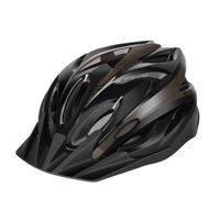 Ioensy - Equipo De Casco De Bicicleta Casco De Ciclismo Ajustable Para Deportes Al Aire Libre Mujeres Negras
