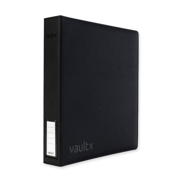 Archivador de anillas Vault X Slim para 540 cartas con páginas de 9 bolsillos, negro/verde