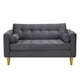 thumbnail image 1 of Sofa Retro 2c Felpa 01 Gris, 1 of 6