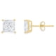 thumbnail image 1 of Aros Paris Jewelry 0.5 Ct Princess Cut Created Diamond Stud 14k Amarillo, 1 of 3