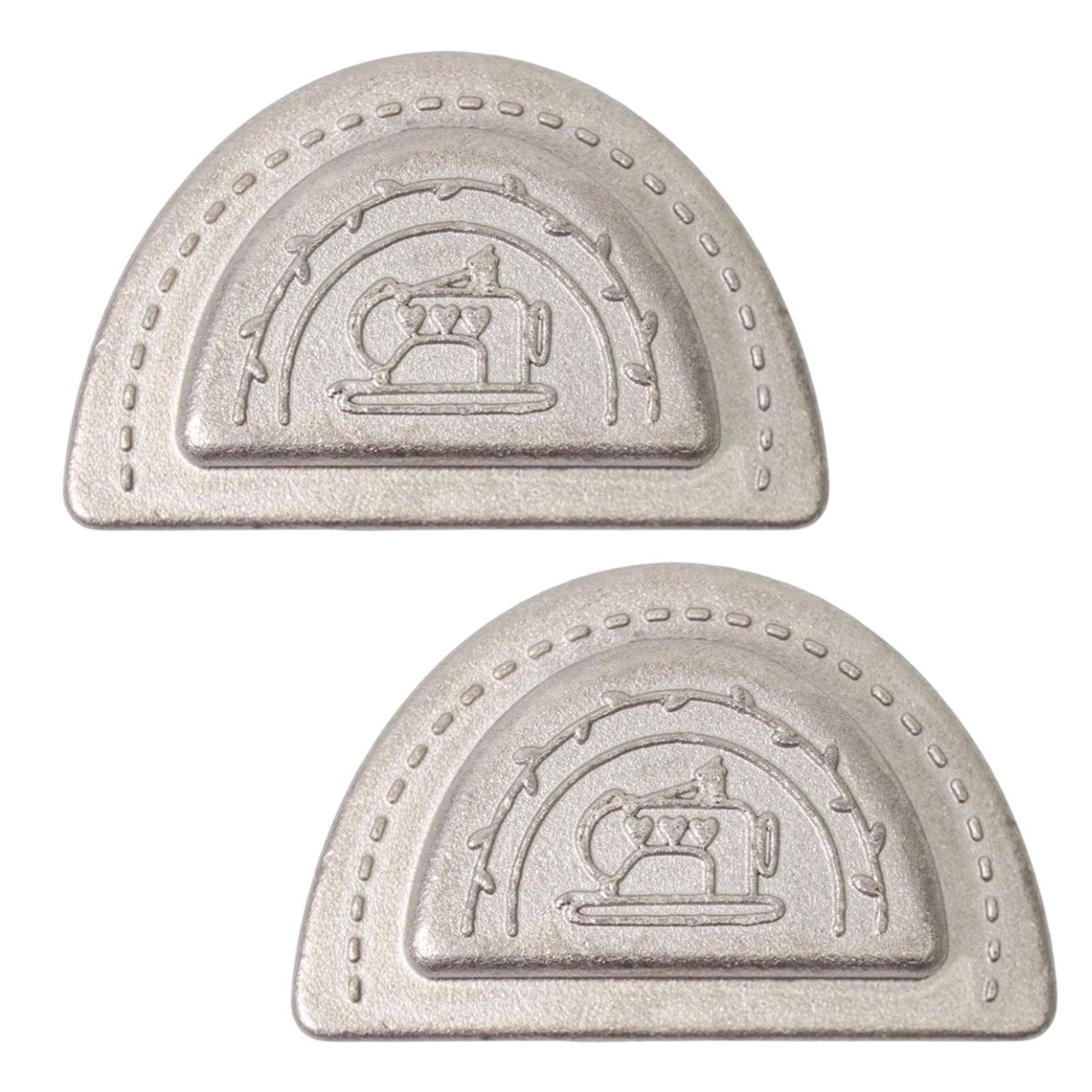 Magideal - Pesas De Patrón De Hierro, Ayudas De Costura, Pesas De Tela Portátiles De Media Caña Con Patrón De Arcoíris Para Manualidades, Suministros De Planchad