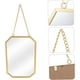 thumbnail image 3 of Espejo Octágono Metal Colgante con Cadena Taller Sin Fronteras, 3 of 3