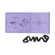 thumbnail image 1 of Colchoneta De Cuerda Para Saltar Colchoneta De Yoga Para Ejercicios De Absorción De Impactos Para Pilates Gimnasio En Casa Violeta Interior, 1 of 5