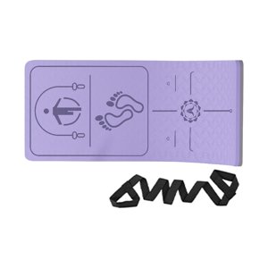 Ioensy - Colchoneta De Cuerda Para Saltar, Colchoneta De Yoga Para Ejercicios De Absorción De Impactos Para Pilates, Gimnasio En Casa, Violeta Interior