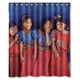 thumbnail image 1 of Cortina de ducha para baño con ganchos de 60 x 72 pulgadas., 1 of 3