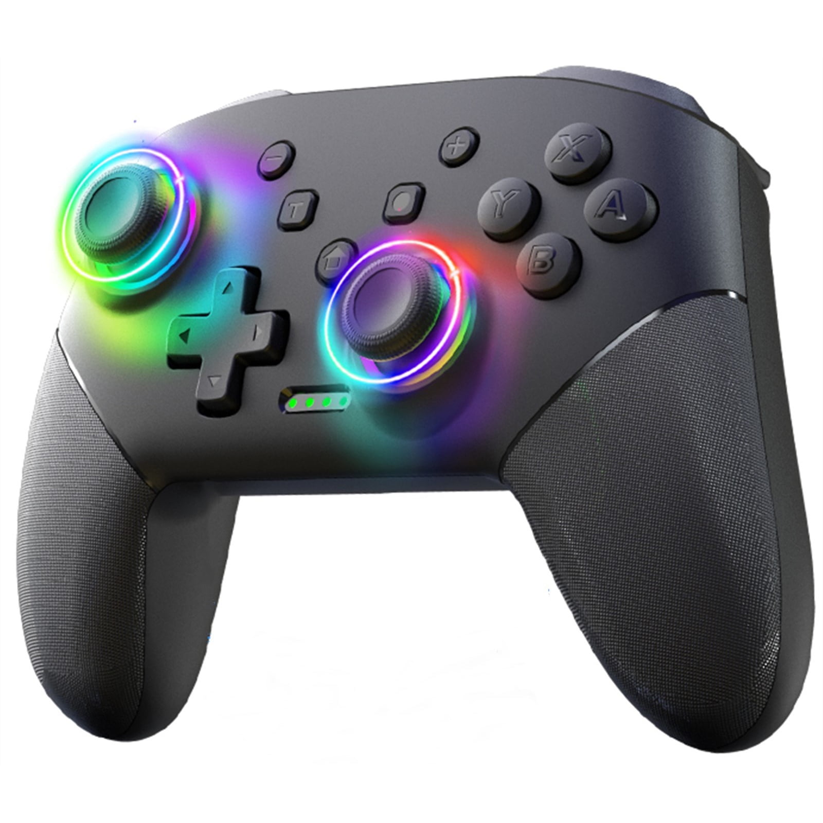 Genérico - Controlador Inalámbrico Compatible Con Switch/switch Lite/switch Oled/pc/teléfono, Gamepad Programable Con Rgb, Emparejamiento Por Un Toque Para Activar Y Función De Vibración Turbo