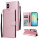 thumbnail image 1 of Funda Cartera para Samsung Galaxy A06 5G con Tarjetero, Soporte y Cordón - Protección Oro rosa, 1 of 5