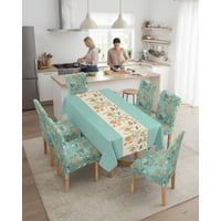 Myl Todo Hogar - Set Comedor 6 Personas Mantel Antimanchas Y Fundas De Silla