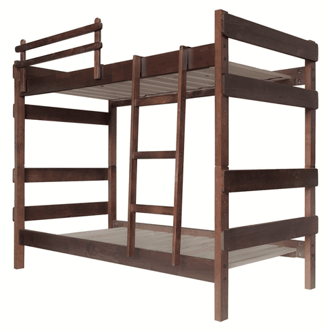 Araucarias - Camarote Newen 1 Plaza Desmontable Madera Dormitorio