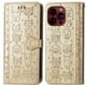 thumbnail image 4 of Funda Cartera FOXDOCK para iPhone 15 ProMax , Flip PU con Relieve de Gatos y Perros, Tarjetero y Soporte, 4 of 6