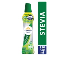 Endulzante Líquido Stevia + Sucralosa Botella 180 Ml Iansa Cero K