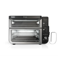 Horno De Mesa Eléctrico Ninja Foodi Dct451 12 En 1 Negro, Flexdoor, Con Termometro, Negro, Sin Aceite