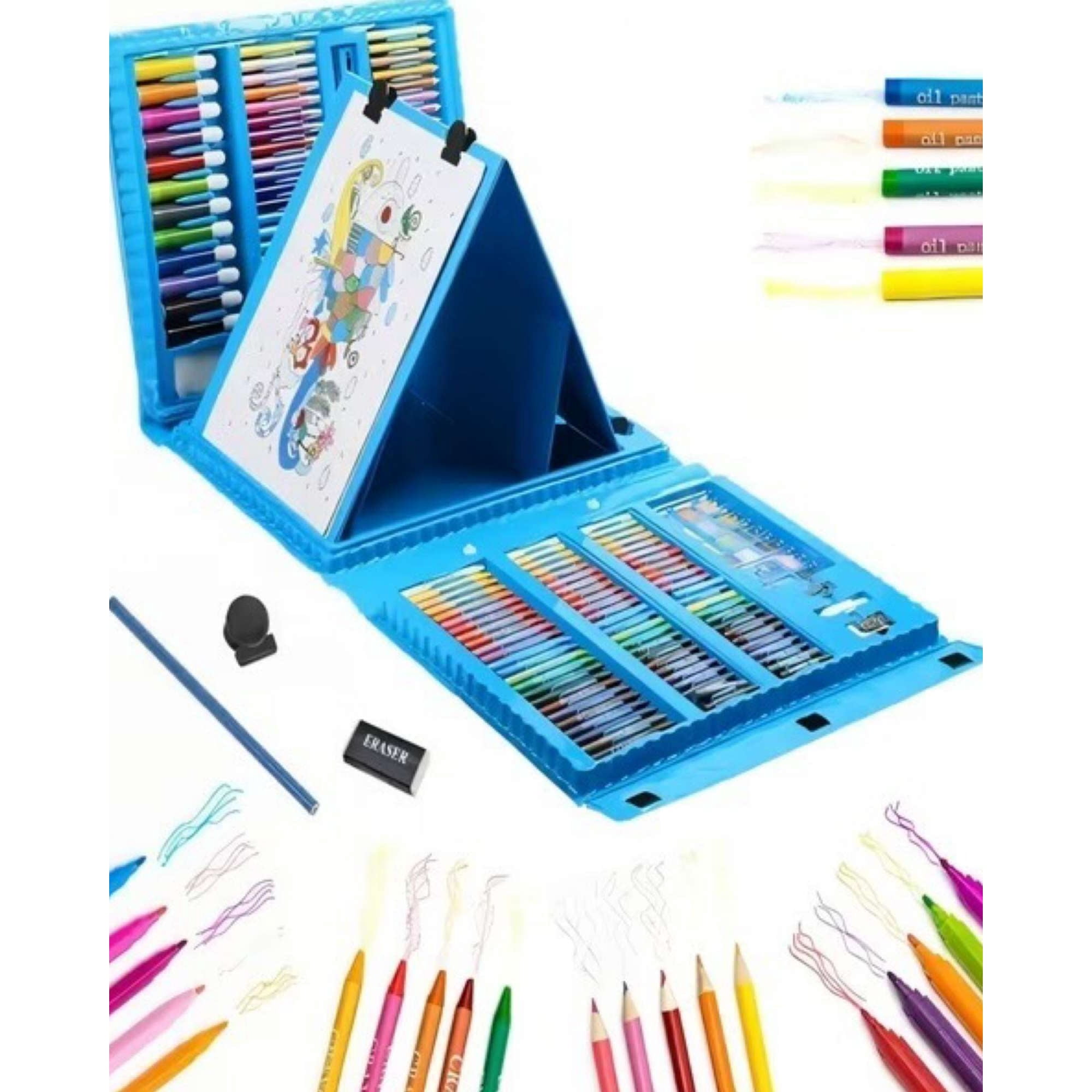 Imac Hogar - Set De Arte Pro: 208 Piezas Para Crear Sin Límites