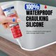 thumbnail image 3 of Sellador de silicona impermeable GH1200 150 ml blanco, 3 of 9
