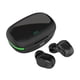 thumbnail image 2 of Auriculares Bluetooth 5.3 TWS QFX HP-E110 a prueba de salpicaduras con LED negros, 2 of 5