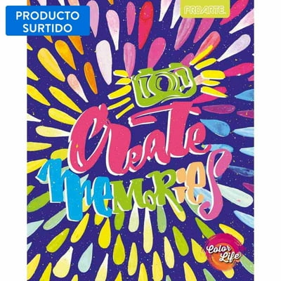 Cuaderno Universitario Tapa Dura Doble Espiral 100 Hojas, Producto Surtido 1 Un Proarte
