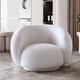 thumbnail image 4 of Sillón Individual Blanco Estilo Minimalista Blanco, 4 of 8