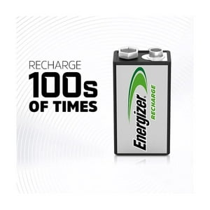Energizer - Pila Bateria 9V Litio 150Mah Recargable