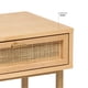 thumbnail image 3 of Velador Con Cajón Madera Ratán 45x35x55 cm Atmosphera, 3 of 6