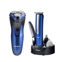 Siegen - Afeitadora Y Multistyler Sg-8440 Azul Y Negro