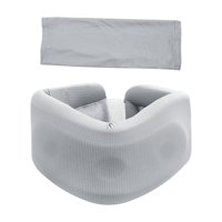 Magideal - Collarín Cervical Universal, Portátil, Suave, Gris, Práctico Soporte Para El Cuello, Collarín Cervical Para Avión, Mujeres, Hombres, Para Dormir,
