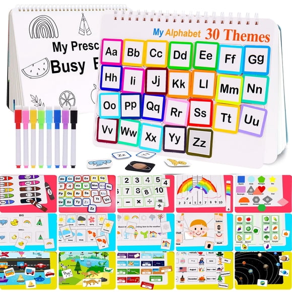Busy Book HAN-MM BusyTots Montessori, 30 temas de 1 a 3 años