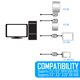 thumbnail image 3 of Adaptador universal USB 3.0 a SSD/SATA/IDE Kingwin USI-2535SIU3, 3 of 9