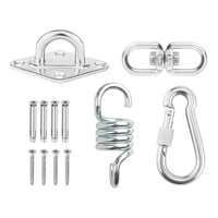 Genérica - Kit De Soporte Para Silla Colgante, Hamacas Columpios Etc. Acero Inoxidable 304 . Soporta Hasta 300Kg