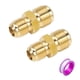 thumbnail image 1 of Adaptador de conexión abocardada de latón Breezliy 3/8" x 1/2" 2 piezas, 1 of 7