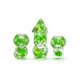 thumbnail image 1 of Set de dados Metallic Dice Games FanRoll Dragon Storm Green, 1 of 5
