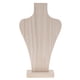 thumbnail image 4 of Busto de maniquí sin pintar de madera natural para exhibición de joyas de collar s-22.5cm, 4 of 5