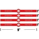 thumbnail image 4 of Adhesivos Tamper Evident Seals para tapas de bebidas, 3,2 x 22,9 cm, 4 of 7