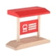 thumbnail image 1 of Juego De Construcción De Accesorios De Escena De Tren De Plástico De Madera Para Niños Realistas, Juguetes, Parada De Autobús, 1 of 5