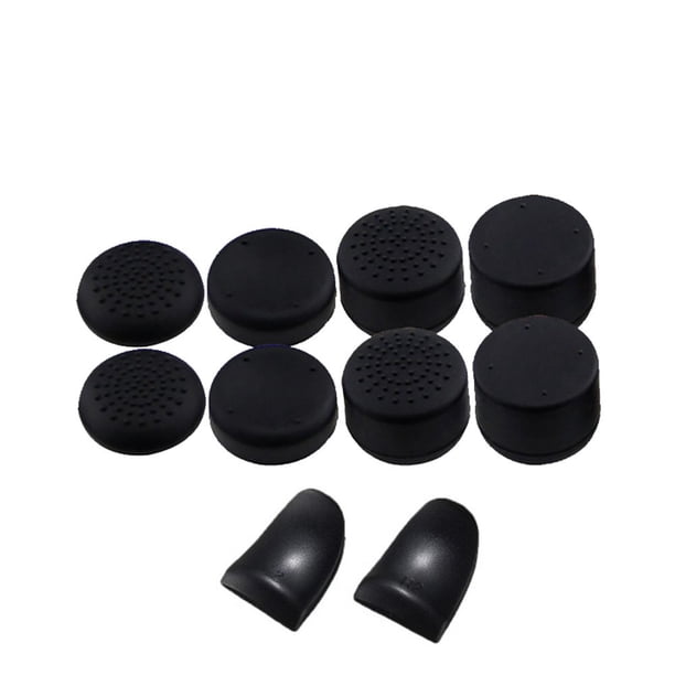 Extensores De Botones L2 R2 De Reemplazo + Agarre De Silicona Para Pulgares Para Control De Ps4 (neg