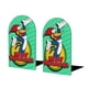 thumbnail image 1 of El Show de Pájaro Loco Sujetalibros decorativos temáticos, tope para estantería con base antideslizante, uso dual para hogar y oficina - 2 piezas, 1 of 6