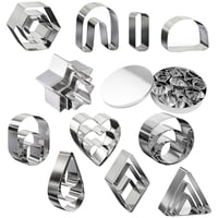 Magideal - Cortadores De Arcilla Polimérica Para Hornear, Cortadores De Aretes De Arcilla Hechos Con Tarjetas Para Aretes Y Ganchos A Pastel De - De 27 Piezas Juego De 27 Piezas