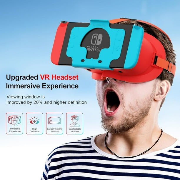Auriculares VR para Nintendo Switch y Switch OLED, con lentes HD