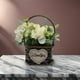 thumbnail image 5 of Planta Artificial Canastito Macetero Cordel Ovalado Deco blanco, 5 of 6