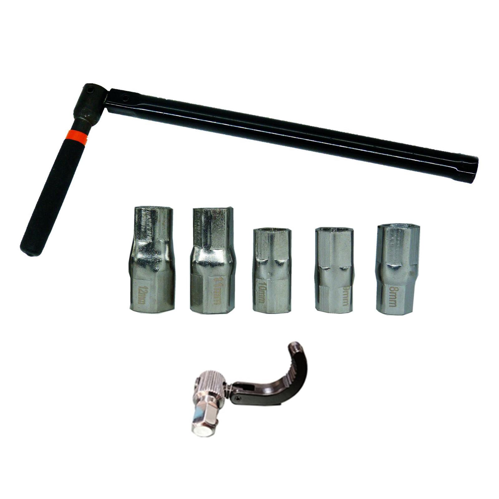 Magideal - Juego De Tuercas Traseras Para Fontanero, Herramienta De Instalación De Grifo, Reparación De Grifo, Llave De Tuerca Para Centro Comercial , 8 Mm A 12 8 Mm A 12 Mm