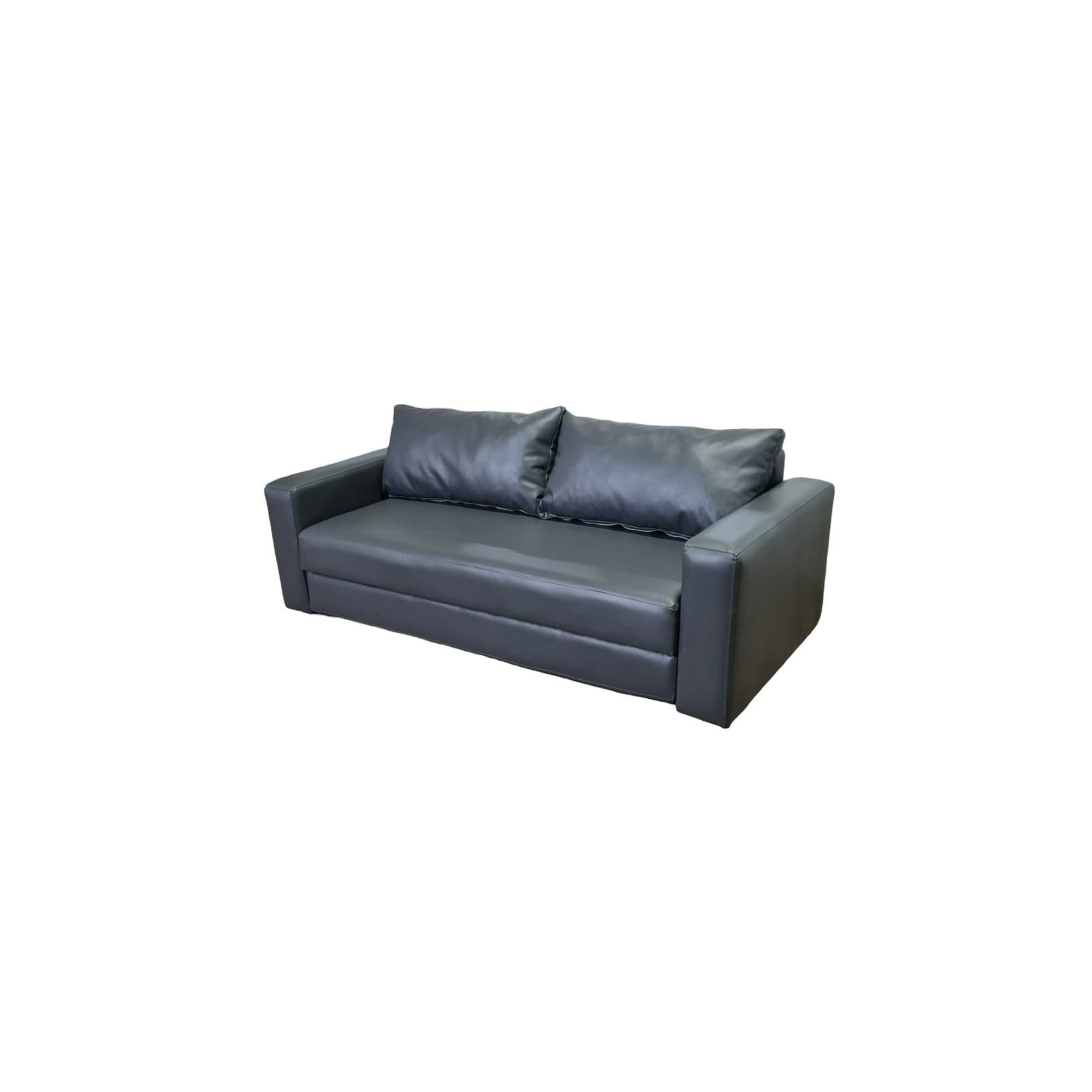 Diseños Valestrini - Sofa Cama Multifuncional Ecocuero Gris